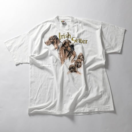 ［XXL］Dog Tee_80-90s vintage_made in USA