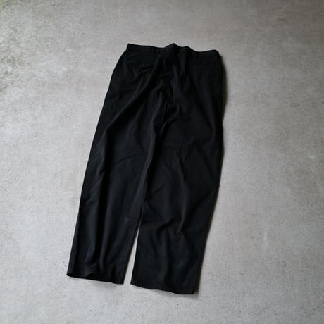 [W40 L32] Super Black_VINTAGE POLO 2tuck Pants_no.3