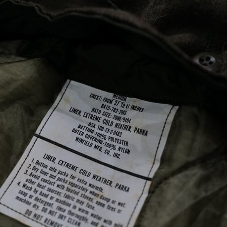 ［M］m65 parka_Mini tag model_fullset_deadstock_no.3