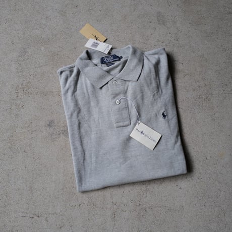 ［L］POLO SHIRT_MADE IN USA_80-90s vintage