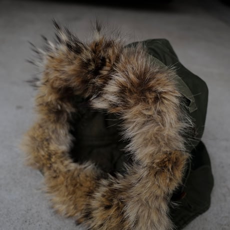 ［Free size］m51_first model_coyote fur hood_no.3