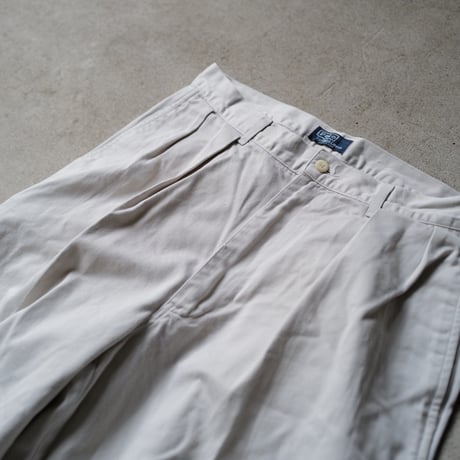 [W33 L32] POLO CHINO 2tuck_MADE IN USA_80-90s vintage_no.3