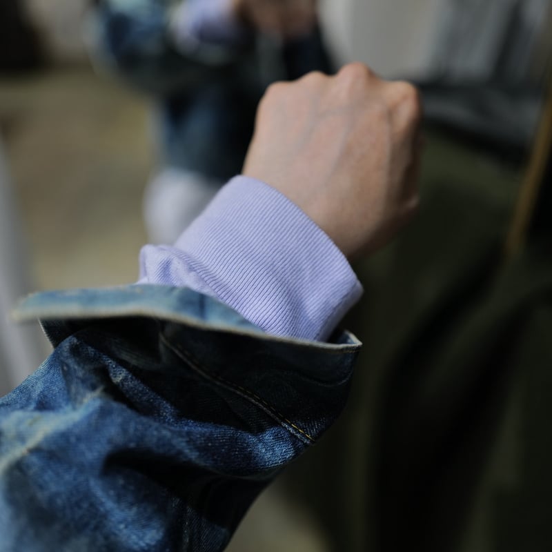 anytee classics] Lavender Dyed Long Tee | anytee