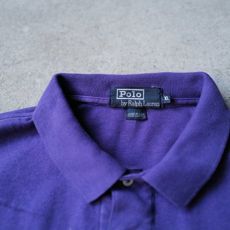 ［XL］POLO SHIRT_MADE IN USA_80-90s vintage_no.39