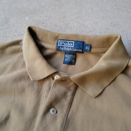 ［XL］POLO SHIRT_MADE IN USA_80-90s vintage_no.21