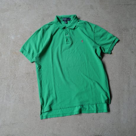 ［L］POLO SHIRT_MADE IN USA_80-90s vintage