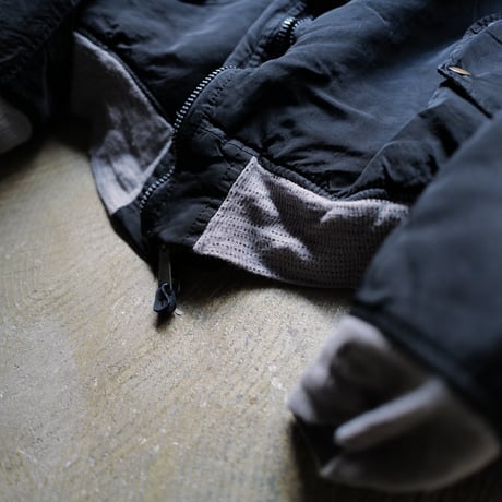 "Super Black" Shrink MA-1_Lavender Rib_no.4