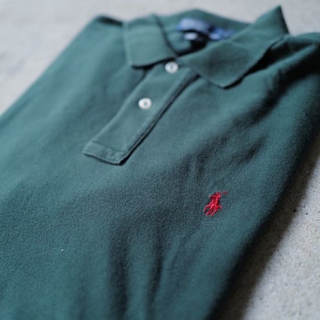 ［XL］POLO SHIRT_MADE IN USA_80-90s vintage_no.3