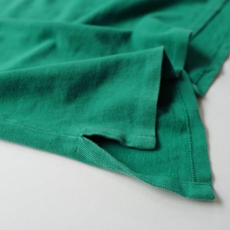 ［L］POLO SHIRT_MADE IN USA_80-90s vintage_light green