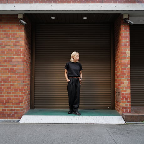 [anytee classics]  Narrow Long Belt_Leopard