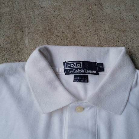 ［S］POLO SHIRT_MADE IN USA_80-90s vintage_no.