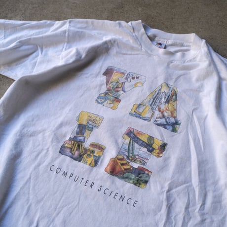 ［XL］Yale University_college tee_90s vintage