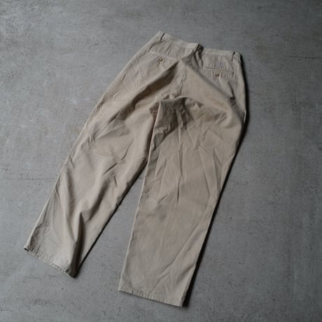 [W38 L31] POLO CHINO 2tuck_MADE IN USA_80-90s vintage_no.7