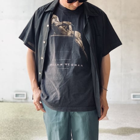 ［L］Dog Tee Vintage_William Wegman_90s vintage