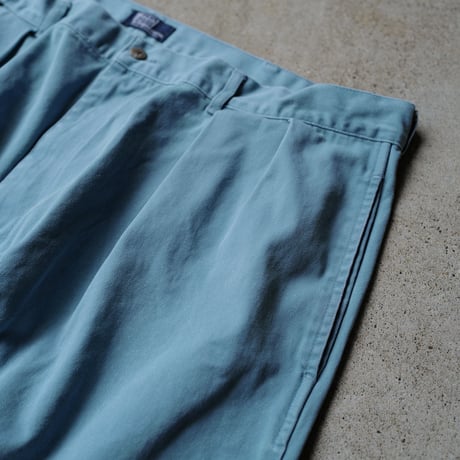 [W42] POLO CHINO 2tuck shorts_made in Singapore_90s vintage