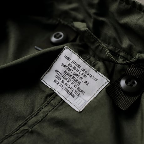 ［M］m65 parka_mini tag model_deadstock_no.131