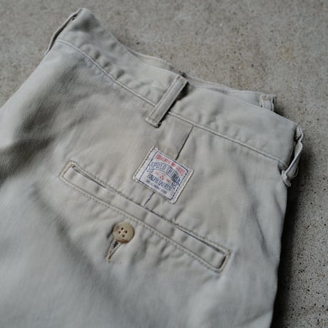 [W34] POLO CHINO 2tuck shorts_made in USA_80-90s vintage_no.36
