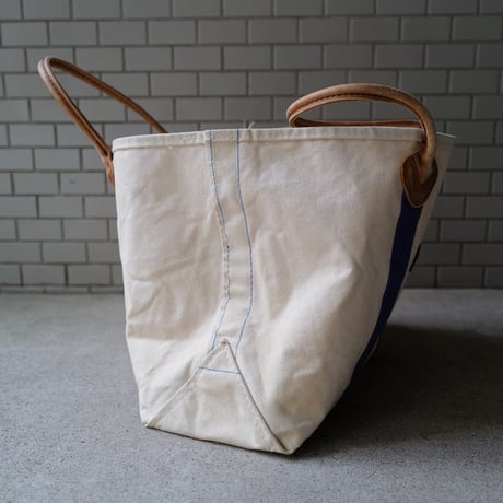 L.L.Bean_TOTE BAG_ leather handle model_ 1980s vintage