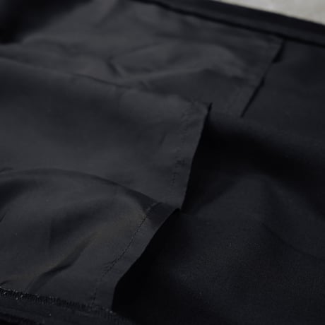 [anytee classics] Officer Pants_Black Gabardine