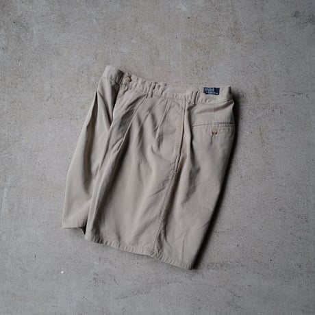 [W33] POLO CHINO SHORTS 2tuck_70-80s vintage_no.6