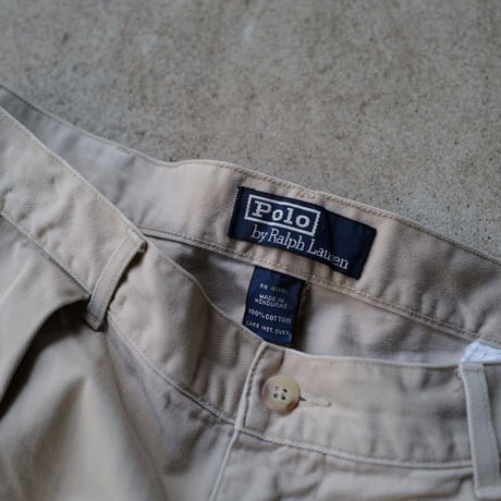 [W36] POLO CHINO SHORTS 2tuck_90s vintage
