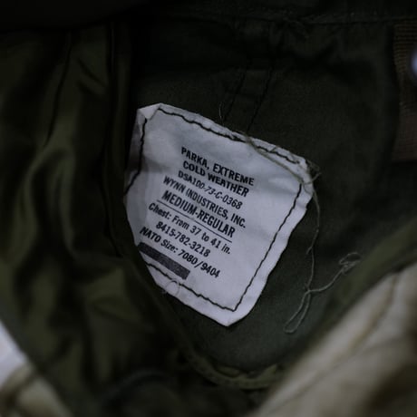 ［M］m65 parka_Mini tag model_fullset_deadstock_no.4