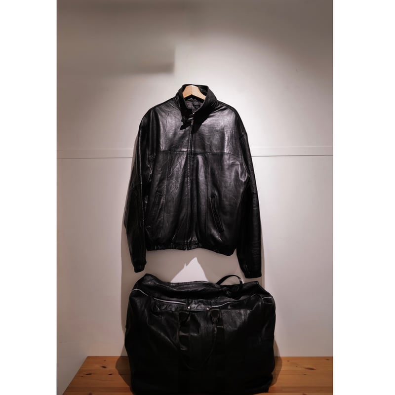 完売品 Vintage Leather Zip-up Jacket anytee 2月末お届け予定分_Fragments of Vintage Leather_Zip-up J