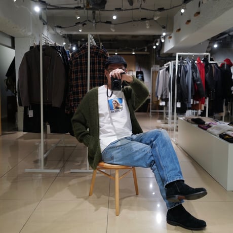 Kid Mohair Cardigan "Military Green"