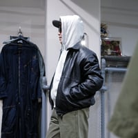 5月末お届け予定分_［Free Size］Fragments of Vintage Leather_Zip-up Jacket