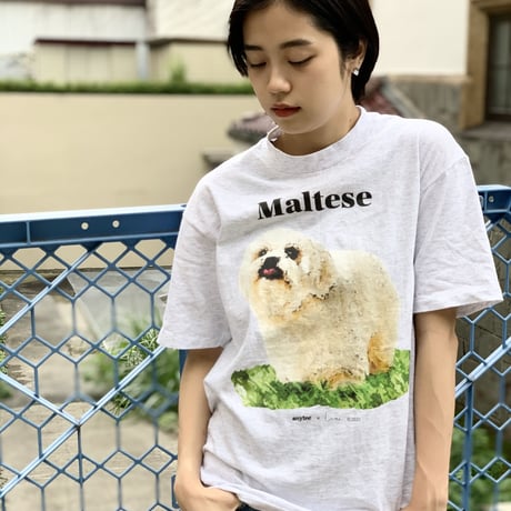 DOG TEE/ONEITA body M & L/anytee original