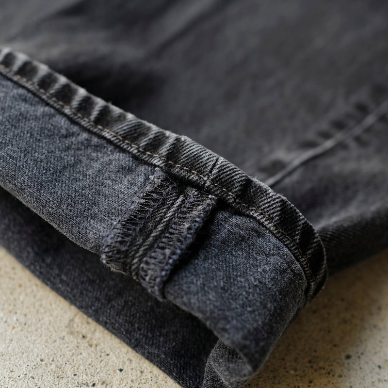 神サイズ 00s Levis 501 ブラック デニム USA製 W33 L30 90's Levi's 501 先染め ブラックデニムパンツ 