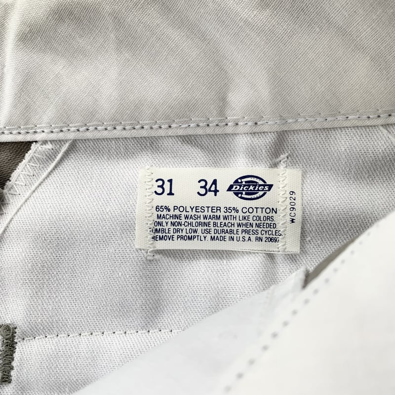 W31 L34] Dickies 874 made in USA 80s deadstock