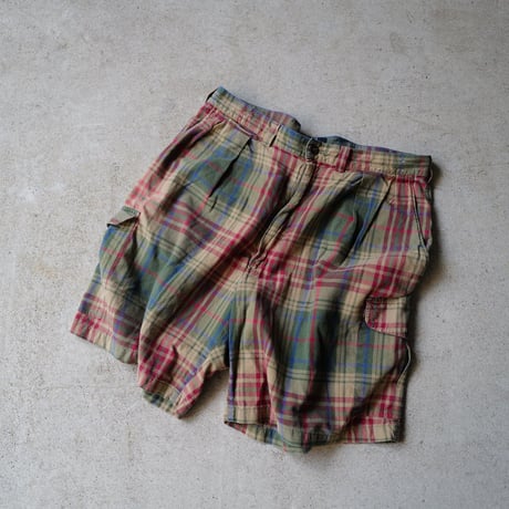 [W36] POLO  CARGO SHORTS 2tuck_80-90s vintage
