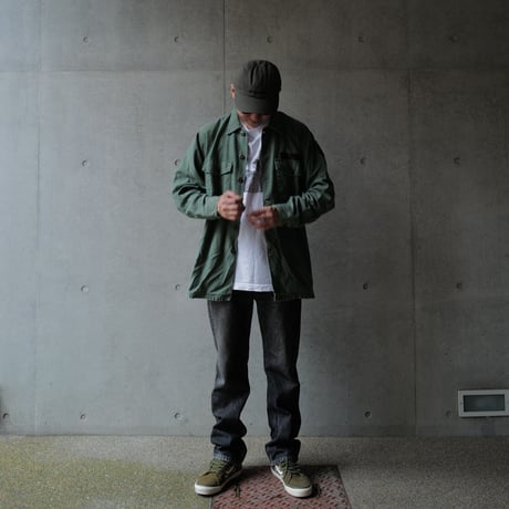 ［ 18 / XXL fit］USARMY Olive Green Shirts_no.6