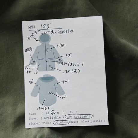 ［S］m51 parka_no.125