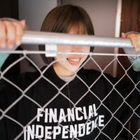 [anytee classics] Financial Independent Tee_Black × Mint