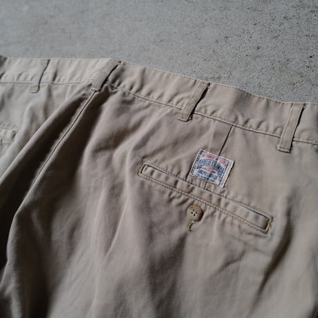 [W38] POLO CHINO SHORTS 2tuck_90s vintage