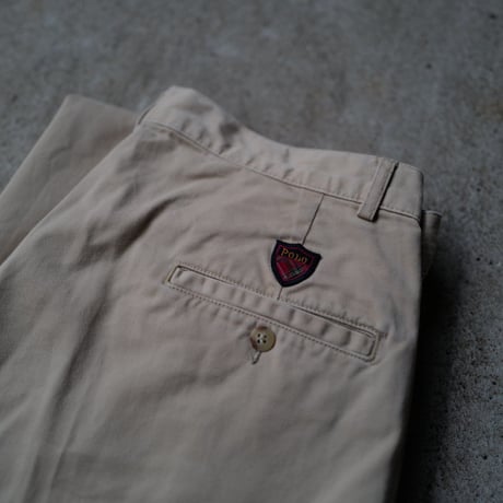 [W33 L30] Old Polo_80-90s vintage_2tack chino