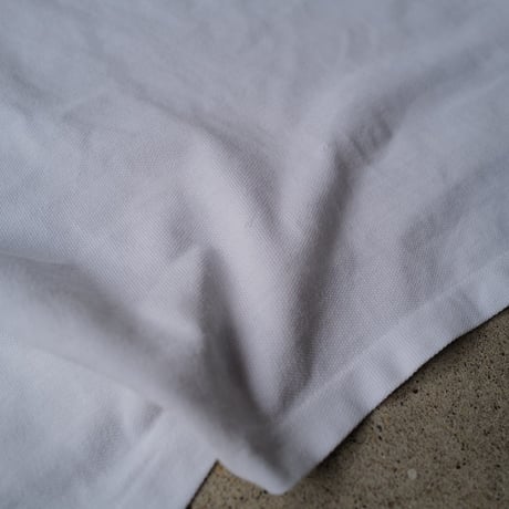 ［L］POLO SHIRT_MADE IN USA_80-90s vintage_white