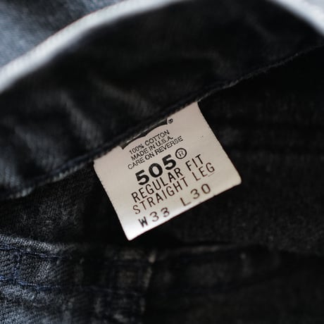 [W33 L30] Levi's 505 Black