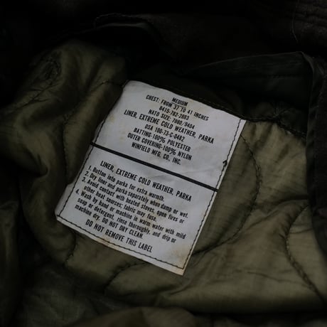 ［M］m65 parka_Mini tag model_fullset_deadstock_no.2