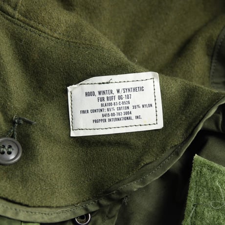 ［M］m65 parka_Black zipper_deadstock_no.282