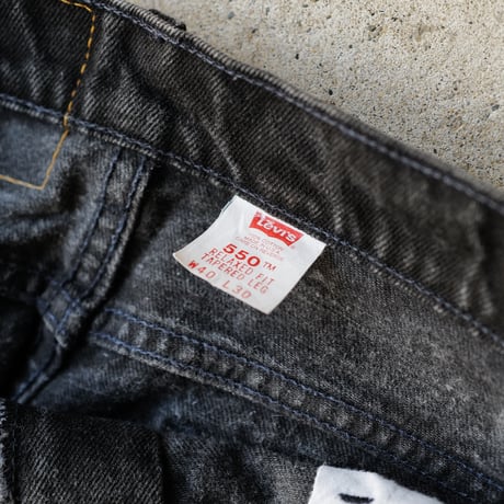 ［W40 L30］Levi's 550_Sulfur Black_no.012
