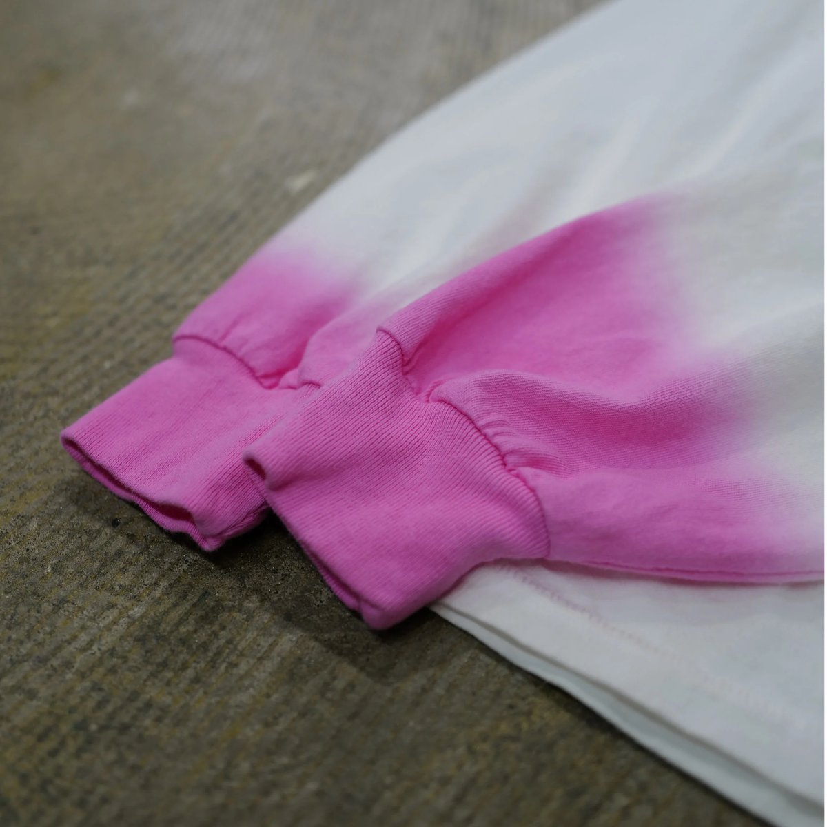 anytee classics] Pink Dyed Long Tee | anytee