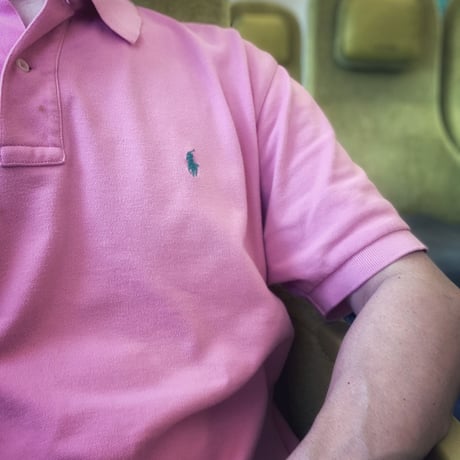 ［L］POLO SHIRT_MADE IN USA_80-90s vintage_no.34