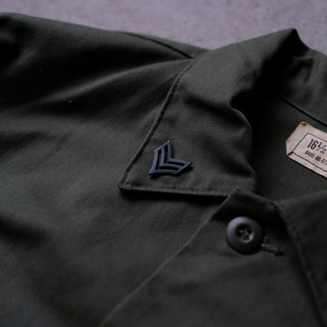 ［16 1/2 XL fit］USARMY OG507_with pins & patch