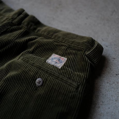 [W33 L30] VINTAGE POLO CORDUROY 2tuck PANTS_no.3