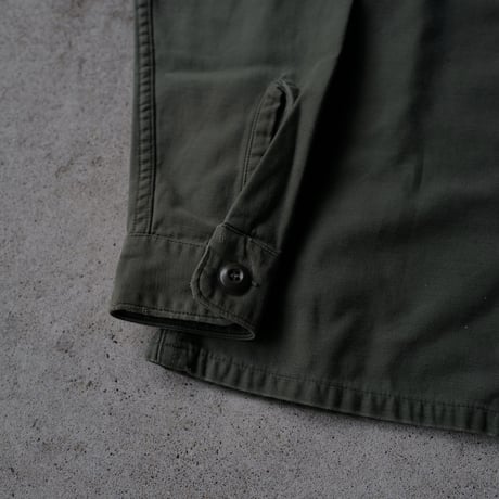 ［L (15 1/2)］USAMC Olive Green Shirts_Cotton100_no.4