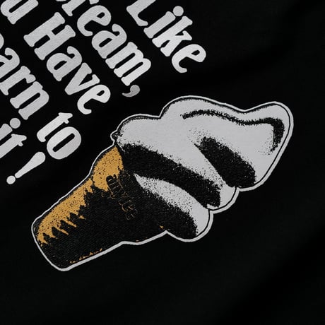 [anytee classics] Ice Cream Tee_Black body