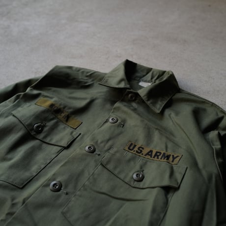 ［16 1/2 XL fit］USARMY Olive Green "BIG" Shirt_deadstock_no.3